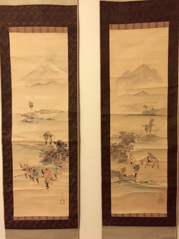 Pair of Landscapes Attributed to Katsushika Hokusai (1 of 10)