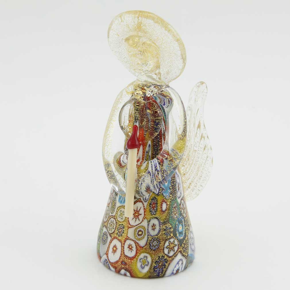 Golden Quilt Millefiori Murano Angel (1 of 4)