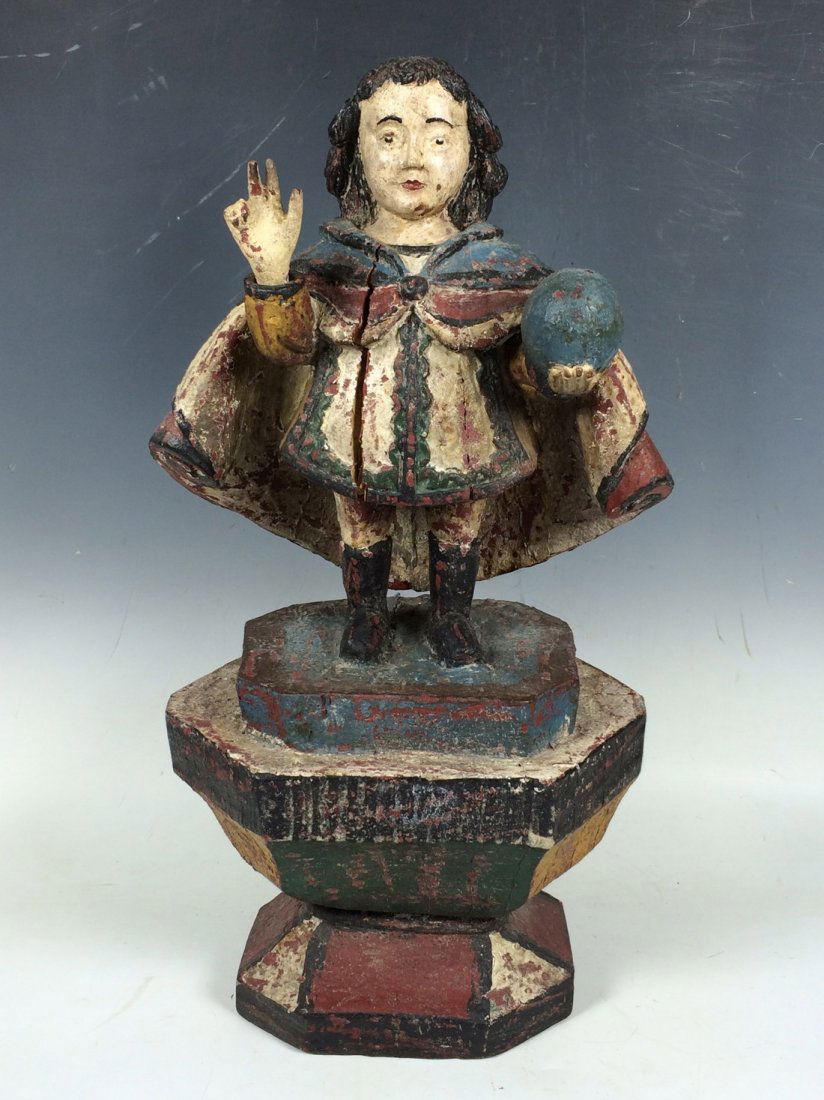 Carved Wood Santo Nino (1 of 7)