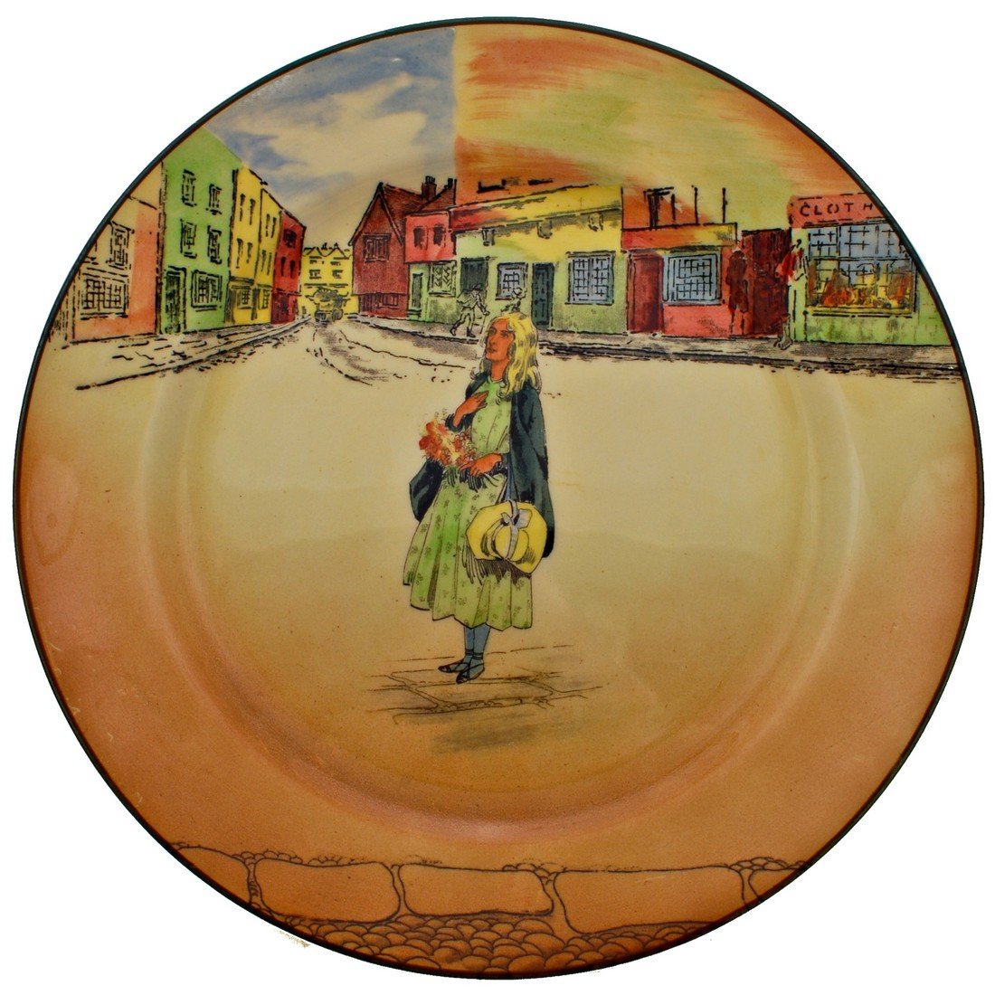 Royal Doulton Seriesware Little Nell Plate , D. 10.25": Royal Doulton Seriesware Little Nell Plate , D. 10.25" No Reserve Flat shipping rate within the Continental USA. Additional shipping and handling fees will apply for International shipping. Flat rate 