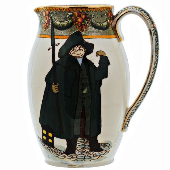 Royal Doulton Seriesware Watchman Pitcher , H. 8" (1 of 1)