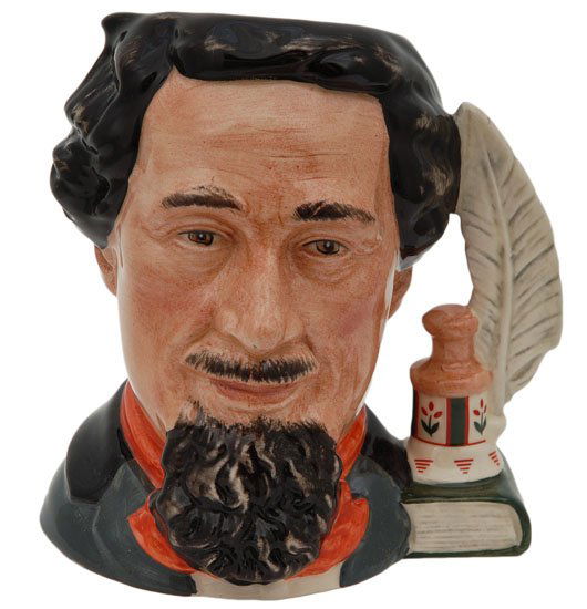 Royal Doulton Character Jug Charles Dickens Small, (1 of 1)