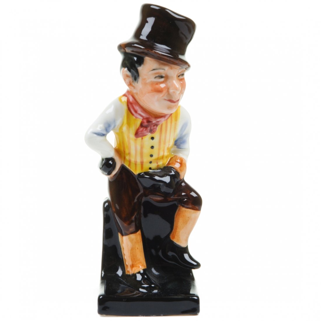 Royal Doulton Dickens Figure Sam Weller , M48 - Second: Royal Doulton Dickens Figure Sam Weller , M48 - Second Version, H. 4", 1932-1981 No Reserve Flat shipping rate within the Continental USA. Additional shipping and handling fees will apply for Internat