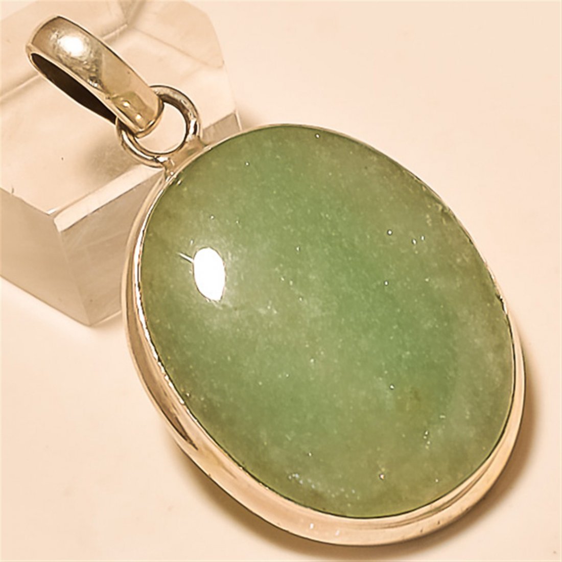 Amazonite Pendant Solid Sterling Silver (1 of 1)