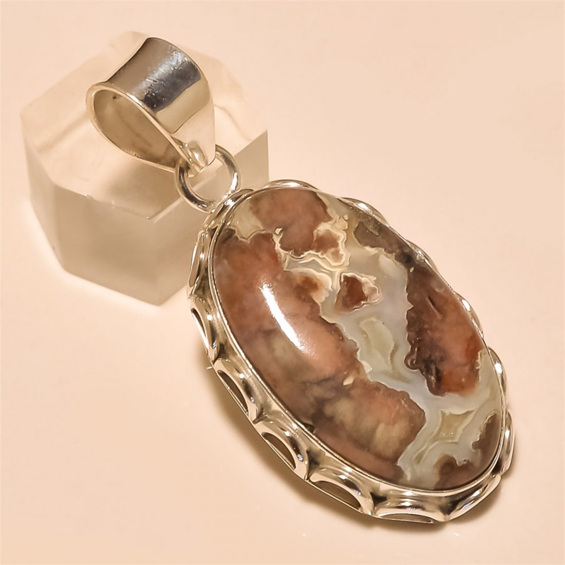 Coffee Win Pendant Solid Sterling Silver (1 of 1)