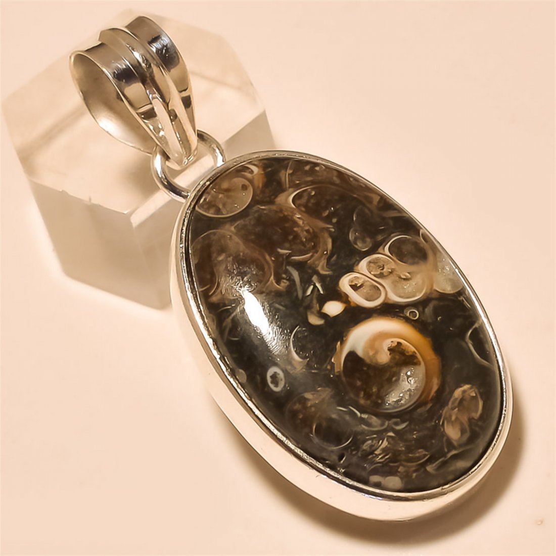 Turtle Pendant Solid Sterling Silver (1 of 1)