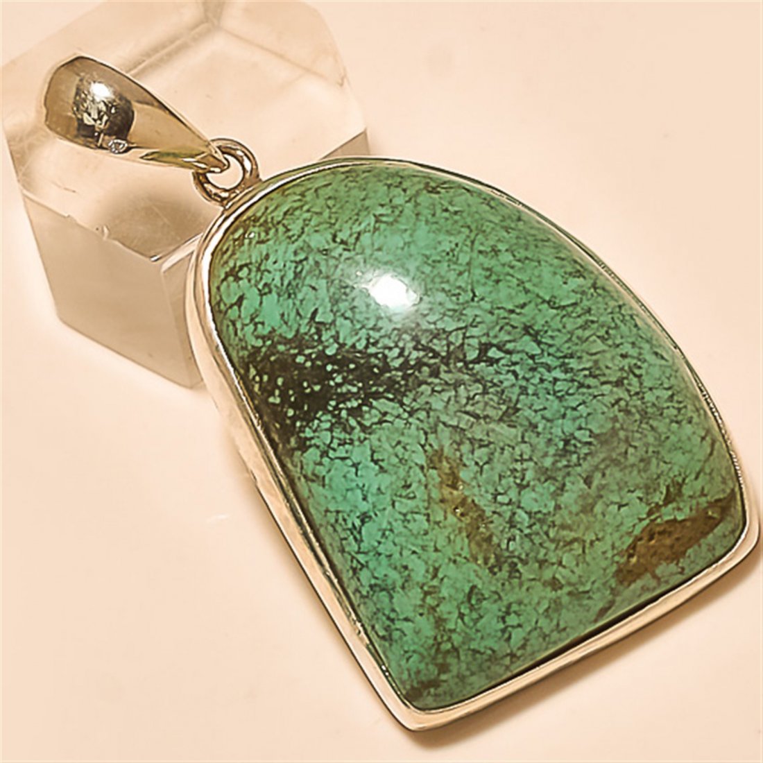 Turquoise Pendant Solid Sterling Silver (1 of 1)