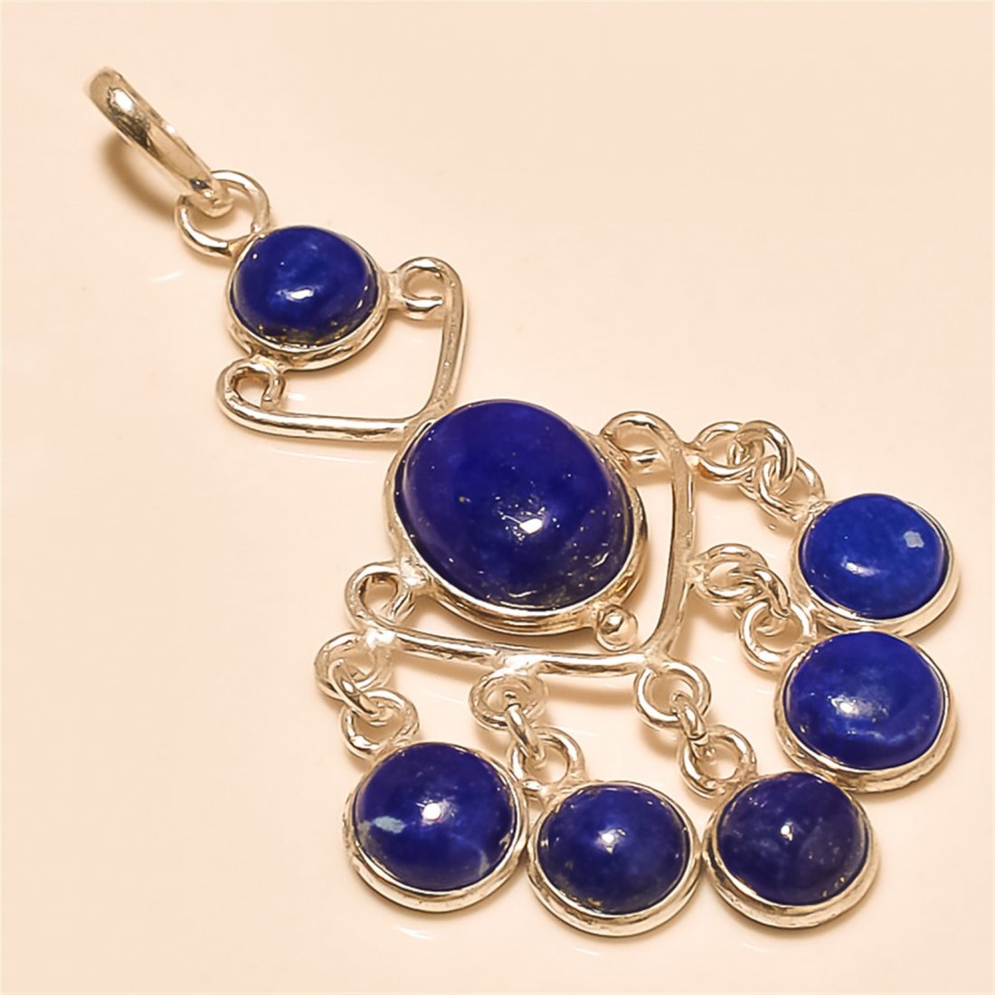 lapis Pendant Solid Sterling Silver (1 of 1)