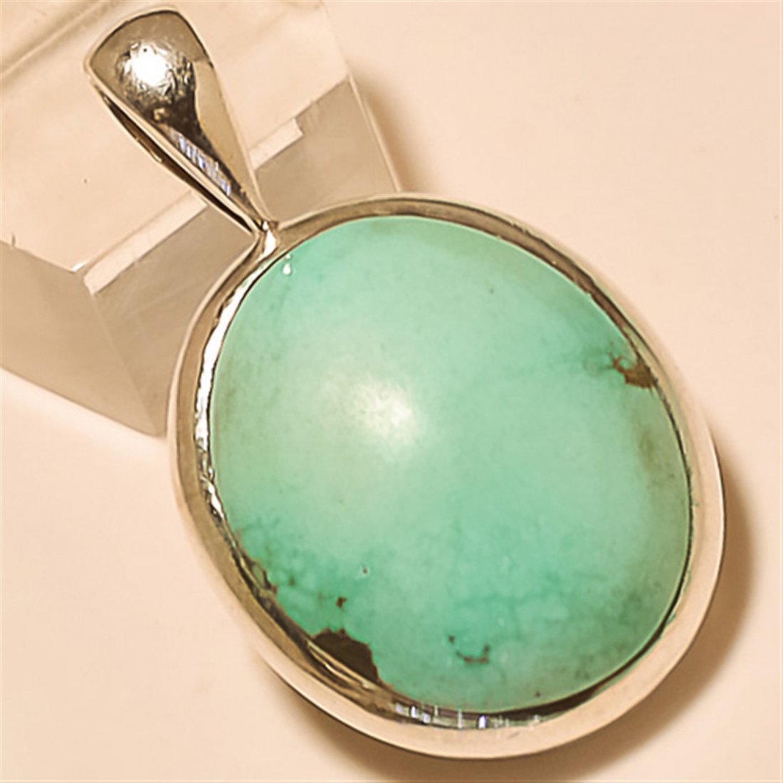 TUrquoise Pendant Solid Sterling Silver (1 of 1)