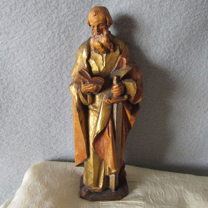 Anri Hand Carved Wood Saint Paul (1 of 4)