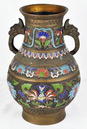 collectible antique bronze vase (1 of 6)