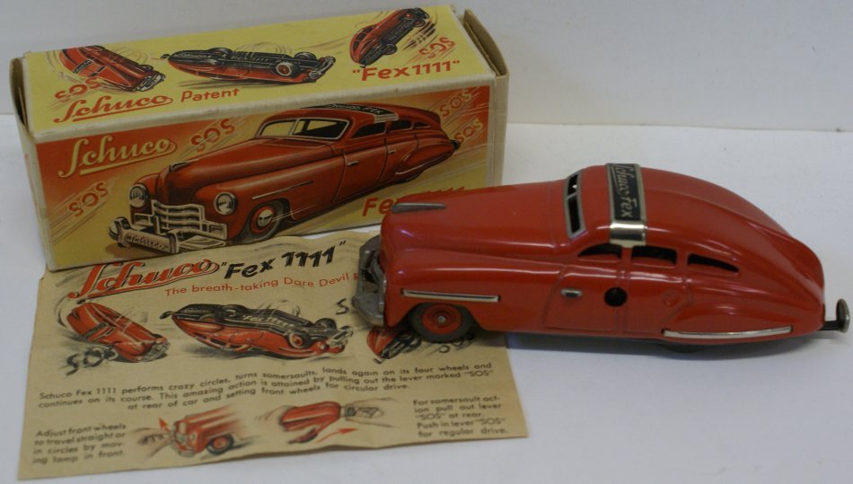 Vintage Schuco Fex 1111, special feature - the SOS (1 of 6)