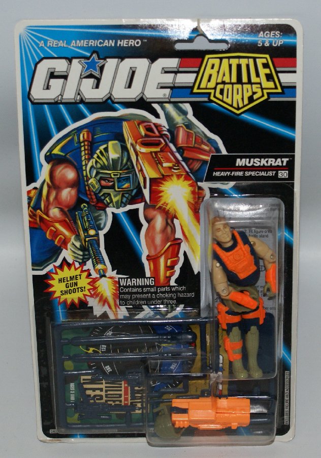 Original 1992 GI JOE Battle Corps MUSKRAT #6759 Action (1 of 1)