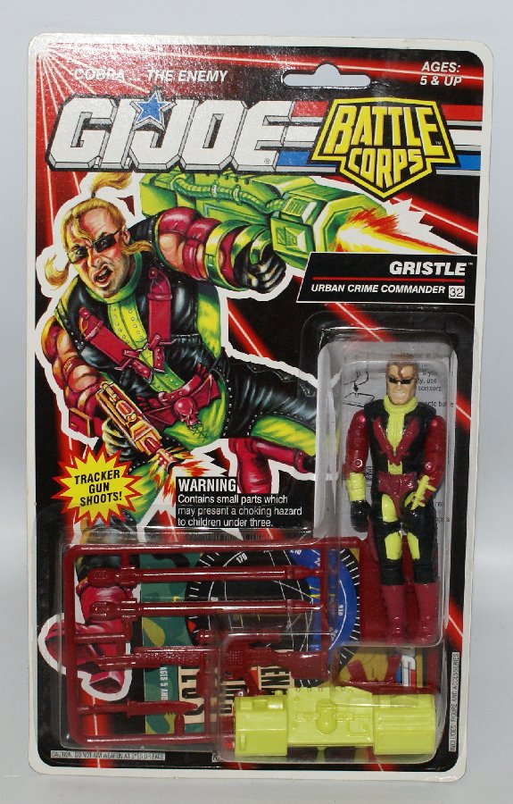 Original 1992 GI JOE Battle Corps Commander GRISTLE (1 of 1)