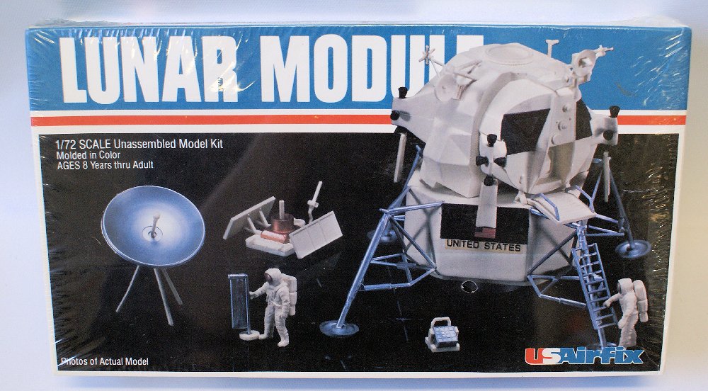 Vintage 1979 US Airfix Space LUNAR MODULE 1:72 Scale (1 of 2)