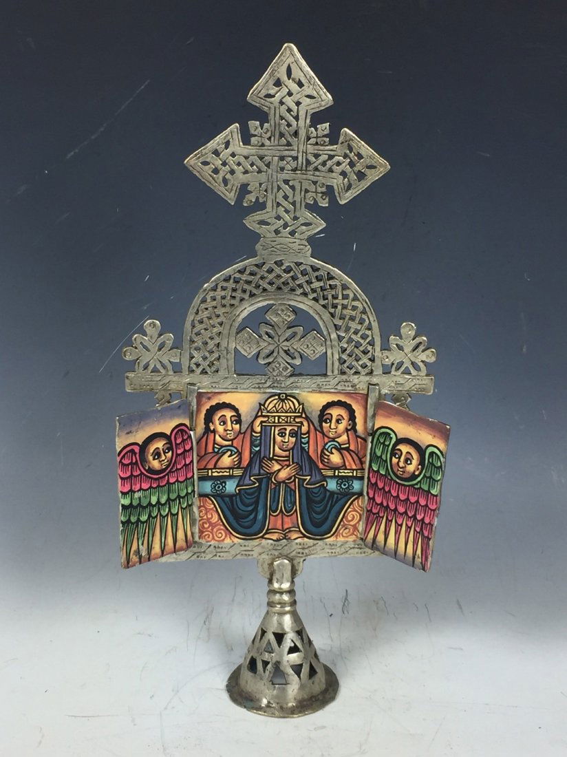 ETHIOPIAN COPTIC ICON CROSS (1 of 4)