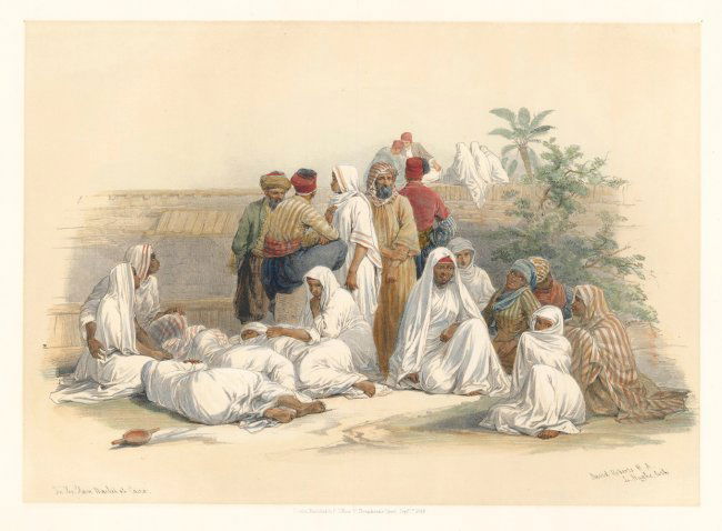 A Group in the Slave-Market in Cairo, Egypt and Nubia (1 of 2)
