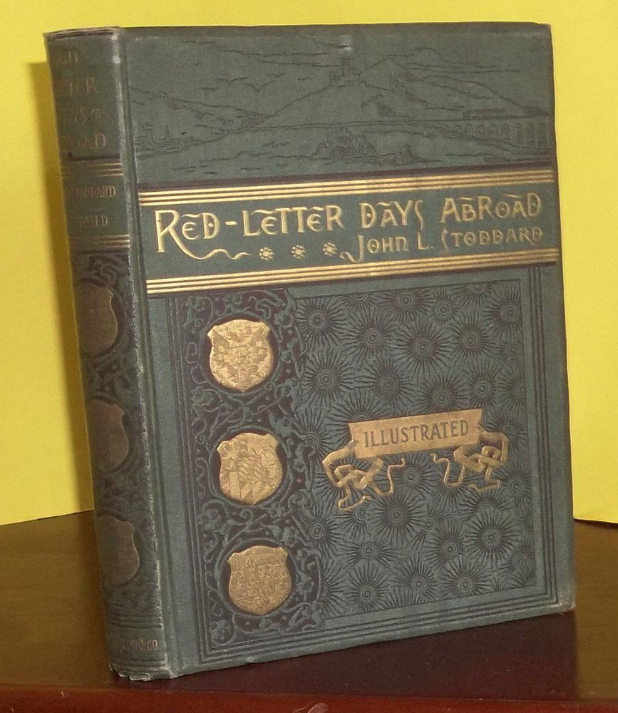 Spain & RussiaTravel  Antique 1883 Decorated Binding HC (1 of 3)