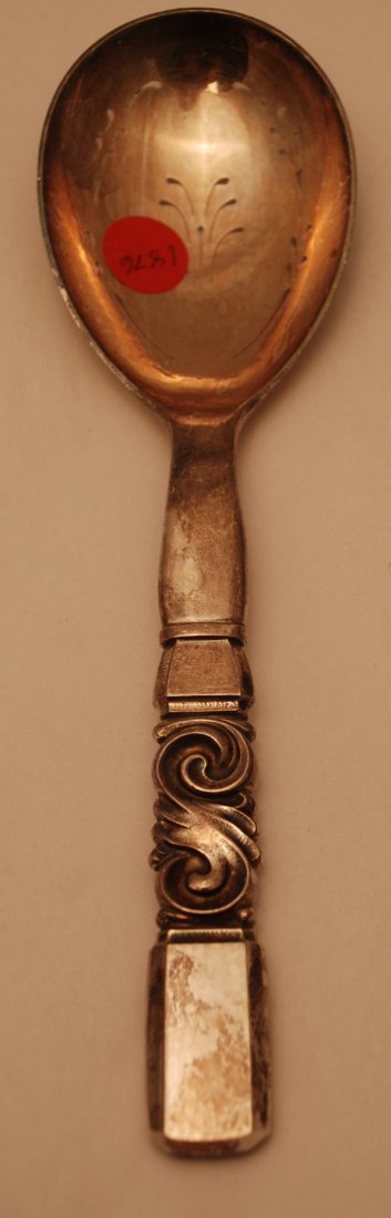 Rare Georg Jensen Scroll Pattern All Sterling Pierced (1 of 4)