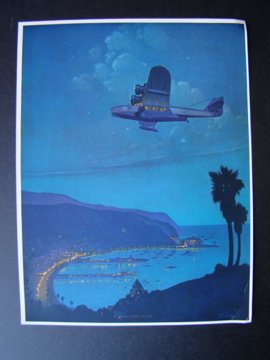 Vintage Poster “Flying Over Avalon” by Ruehl Heckman (1 of 10)