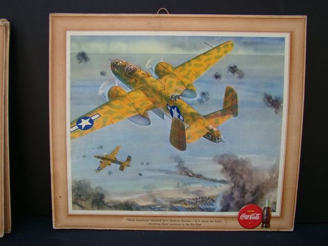 Coca Cola WW II Cardboard Grocery Display Sign: (1 of 5)