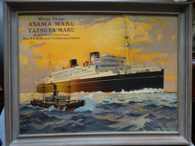Harry Hudson Rodmell NYK Passenger Liners Asama Maru (1 of 9)
