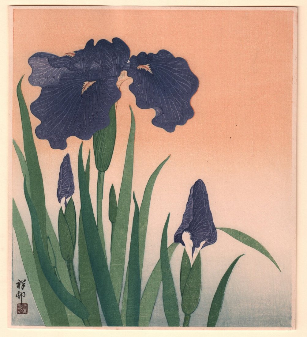 Original Japanese Woodblock print by Koson (1 of 2)