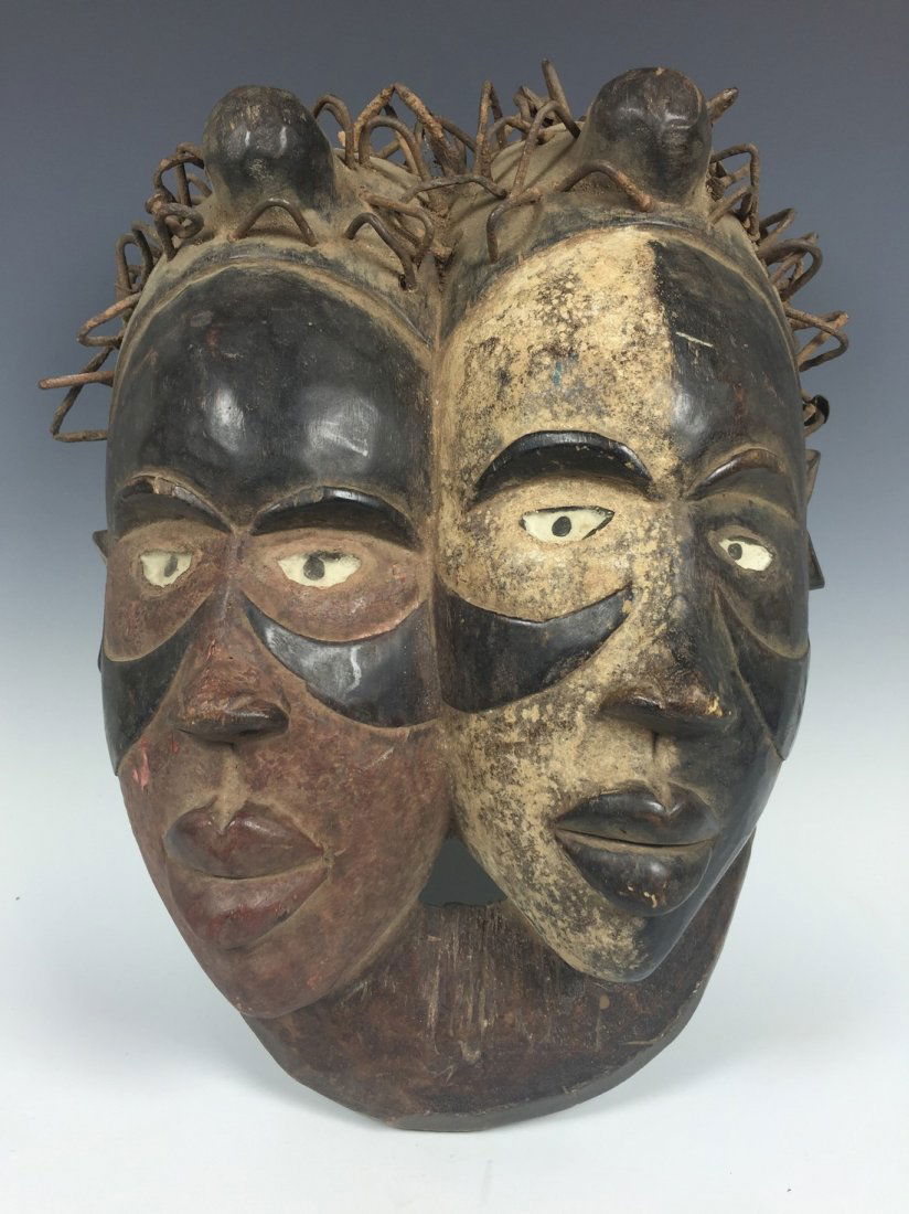 DOUBLE FACE BACONGO FETISH MASK (1 of 4)