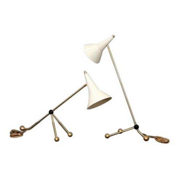 Pair Italian Adjst Table Lamp (1 of 5)