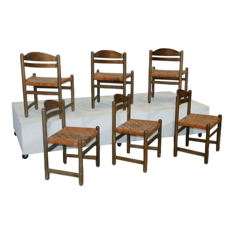 6 Chairs By Giovanni Michelucc (1 of 8)
