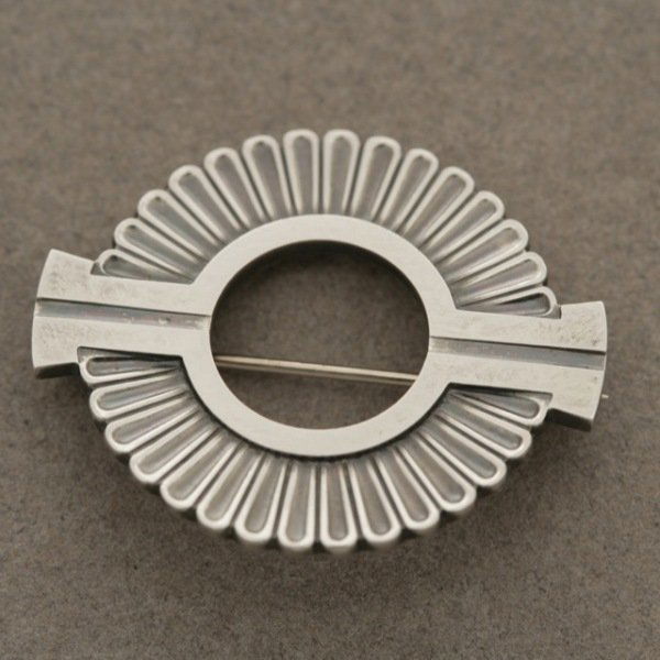 Georg Jensen Sterling Silver Brooch No. 310 by Jorgen (1 of 3)
