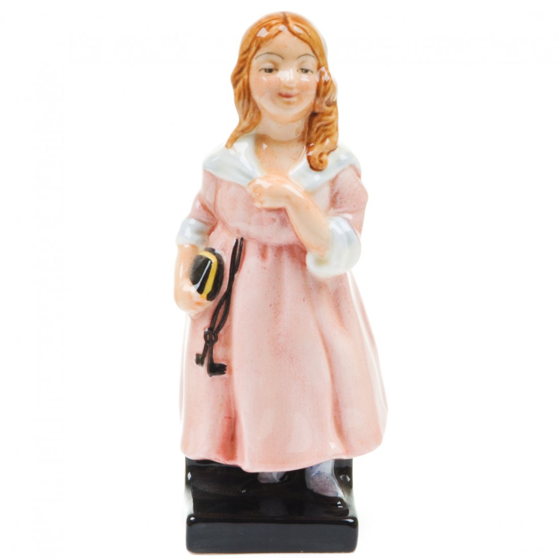 Royal Doulton Dickens Figure Little Nell, M51 - Second: Royal Doulton Dickens Figure Little Nell, M51 - Second Version, 1932-1982, H. 4" No Reserve Flat shipping rate within the Continental USA. Additional shipping and handling fees will apply for Internat