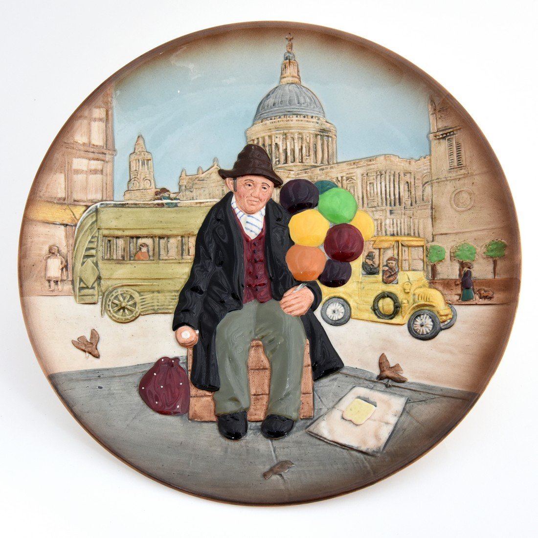 Royal Doulton Seriesware Balloon Man Plate, 1980, H. (1 of 1)