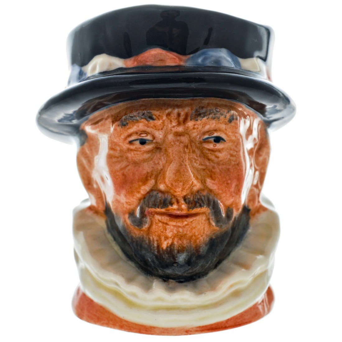 Royal Doulton Character Jug Beefeater Mini ER Handle, (1 of 1)