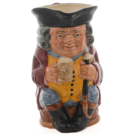 Royal Doulton Toby Jug Jolly Toby, D6109, H. 6" (1 of 1)