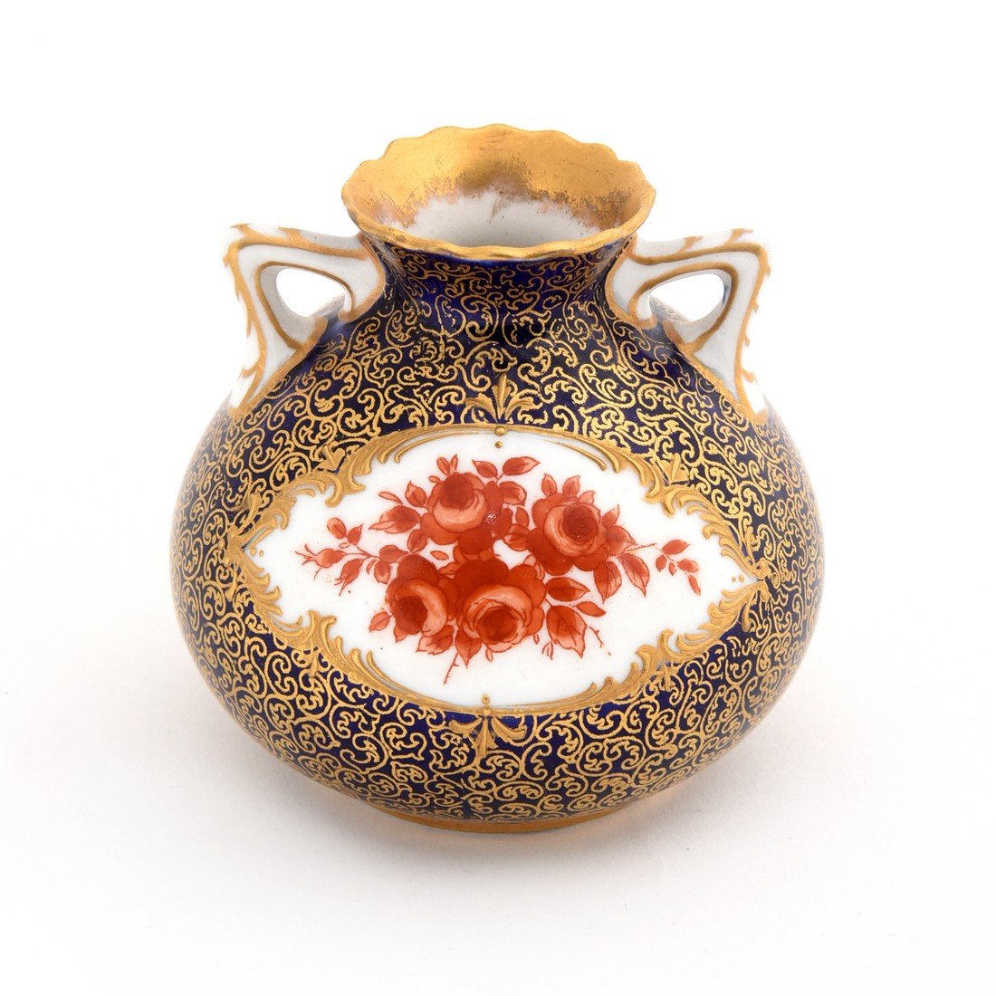 Royal Doulton Burslem Double Handled Vase, Handpainted, (1 of 1)