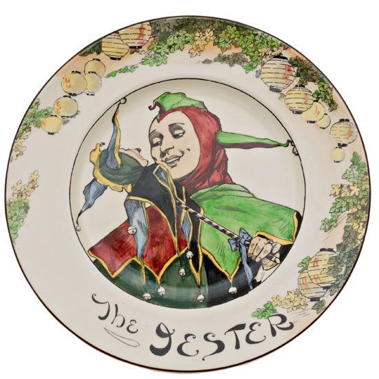 Royal Doulton Seriesware Jester Plate, D6278, D. 10.5" (1 of 1)