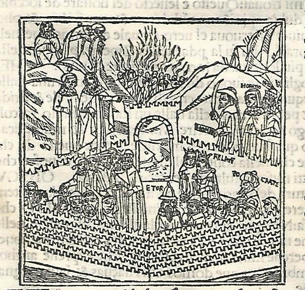 1507 Leaf Danet Inferno w/ Woodcut (1 of 2)