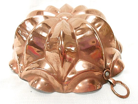 French Vintage Small Copper Baking Mold (1 of 5)