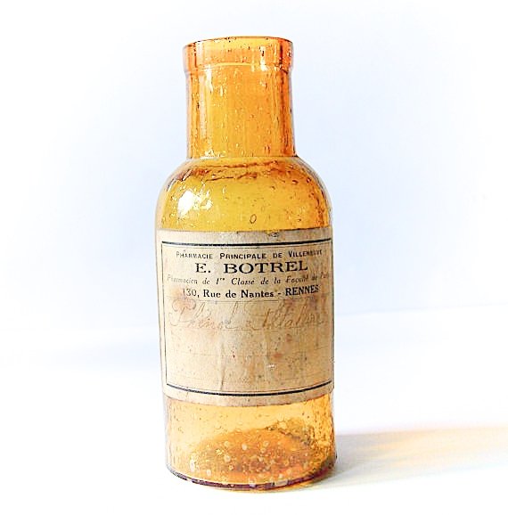 French Antique Apothecary Pharmacy Bottle / Jar (1 of 5)