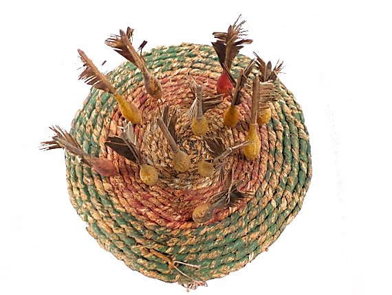 Vintage French Dart Board with 12 original darts (1 of 5)