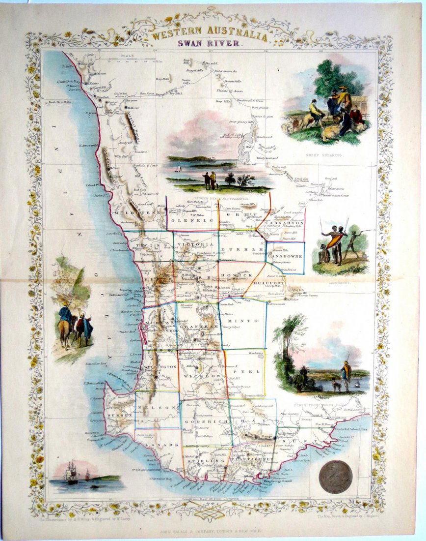 Western Australia & Swan River, 1851 (1 of 4)