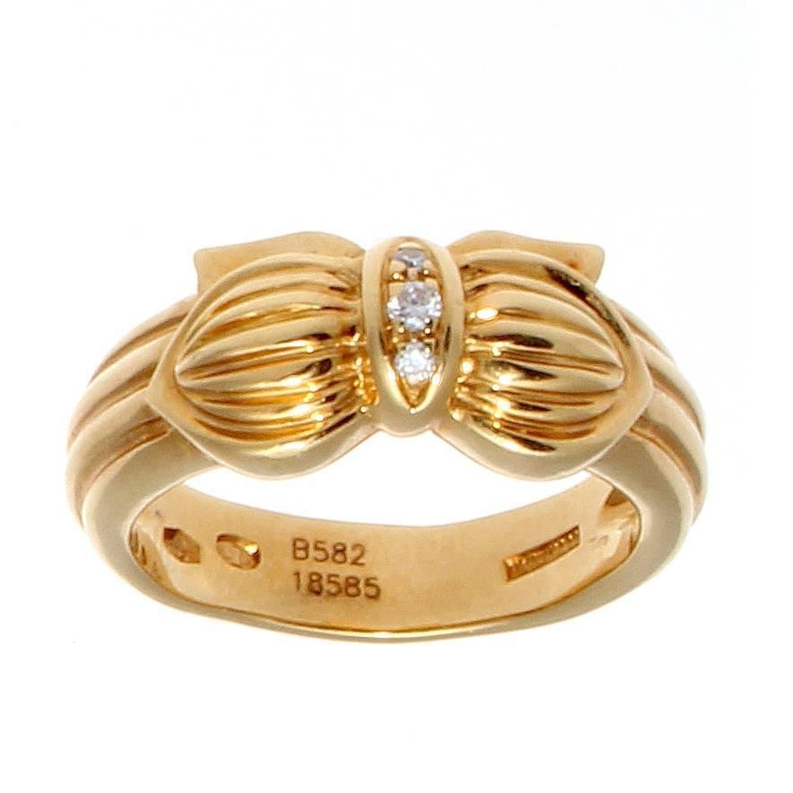 Boucheron Diamond Gold Ring (1 of 4)