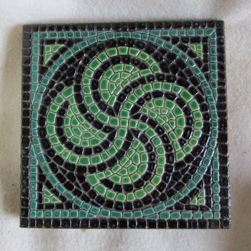 Antique Architectural Tile Maw & Co. Mosaic Tile (1 of 4)
