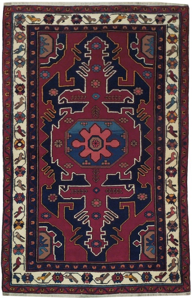 4X7 Daghestan Kazak Rug Handmade Vintage Rug (1 of 6)