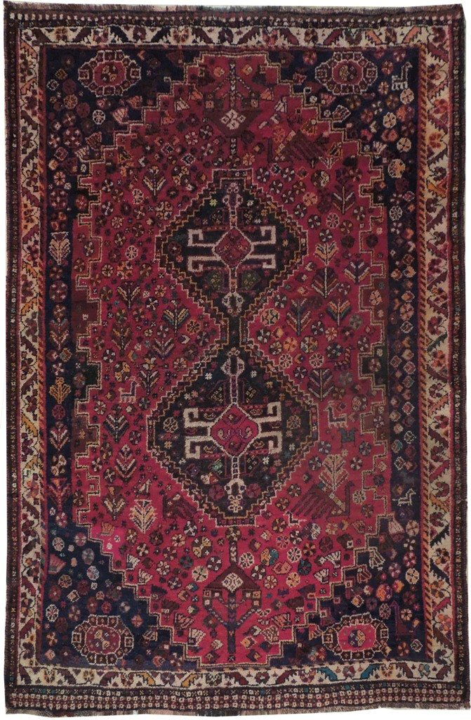 5X7 Persian Hamadan Rug Handmade Genuine Rugs (1 of 6)