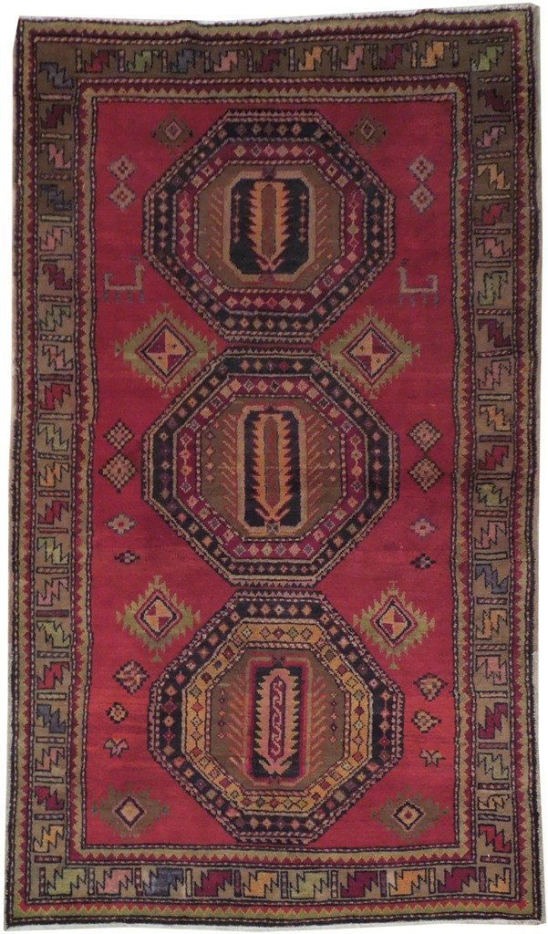 4X7 Chyraqly Kazak Rug Handmade Tribal Rugs (1 of 6)