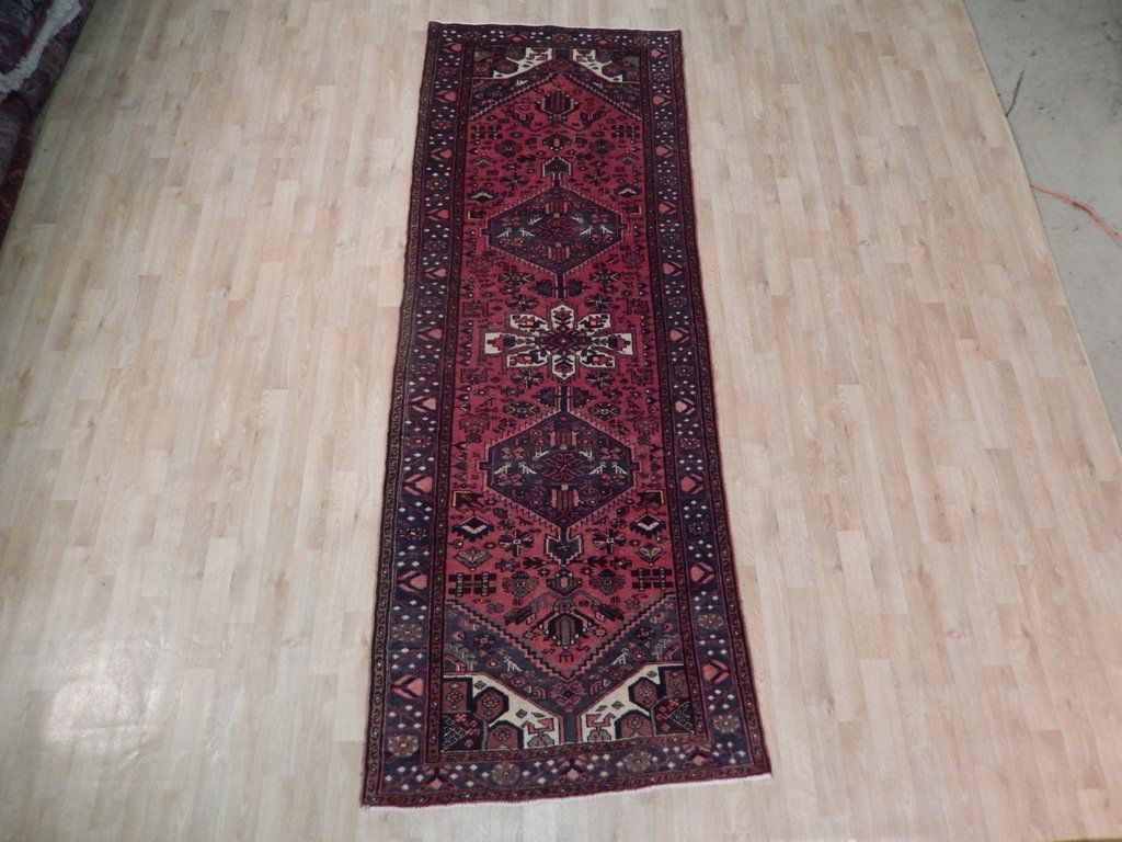 3X9 Persian Hamadan Runner Handmade Persian Rugs (1 of 6)
