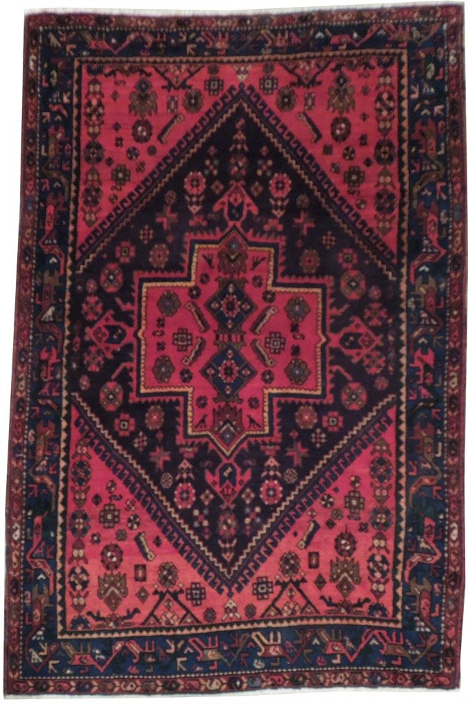 4X6 Persian Hamadan Rug Handmade Style Rugs (1 of 5)