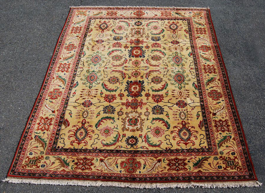 FINE LOOKING HANDMADE ALLOVER PERSIAN DESIGN AREA RUG (1 of 4)